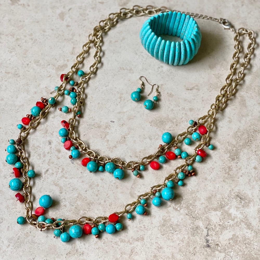 Boho Turquoise Jewelry Set from Macy’s